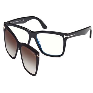 Tom Ford 6069B 001 - Oculos com Blue Block e Clip On