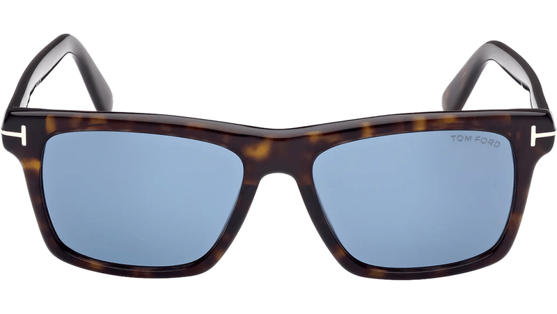 Tom Ford Buckley-02 FT0906 52V Dark Havana Blue-