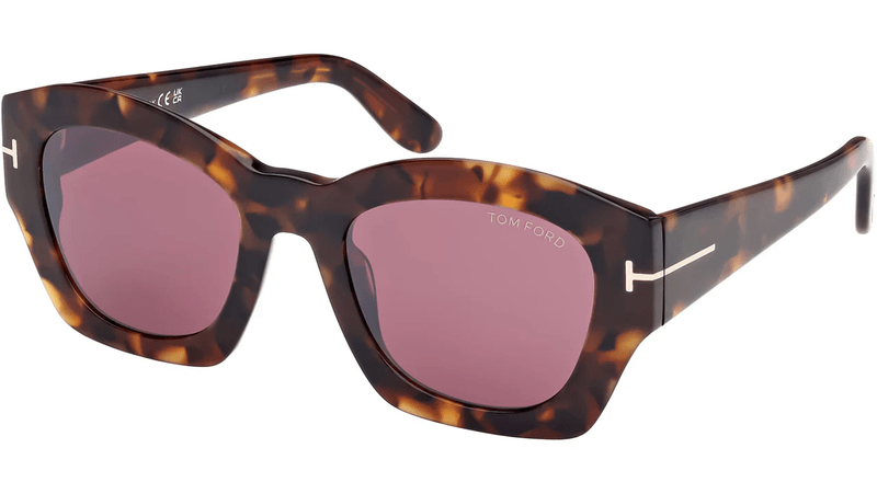 Tom Ford Guilliana FT1083 52T Havana Bordeaux-