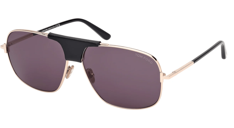 Tom Ford Tex FT1096 28A Rose Gold Smoke-