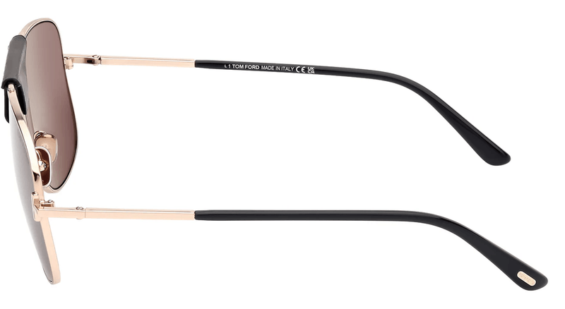 Tom Ford Tex FT1096 28A Rose Gold Smoke--