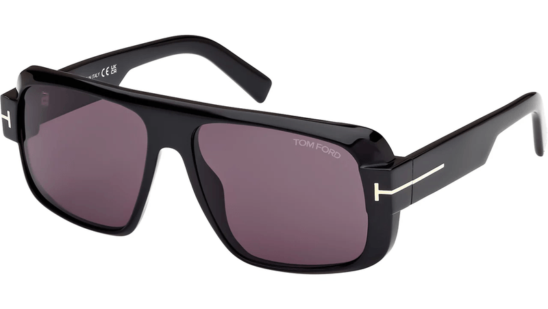 Tom Ford Turner FT1101 01A Black Smoke-