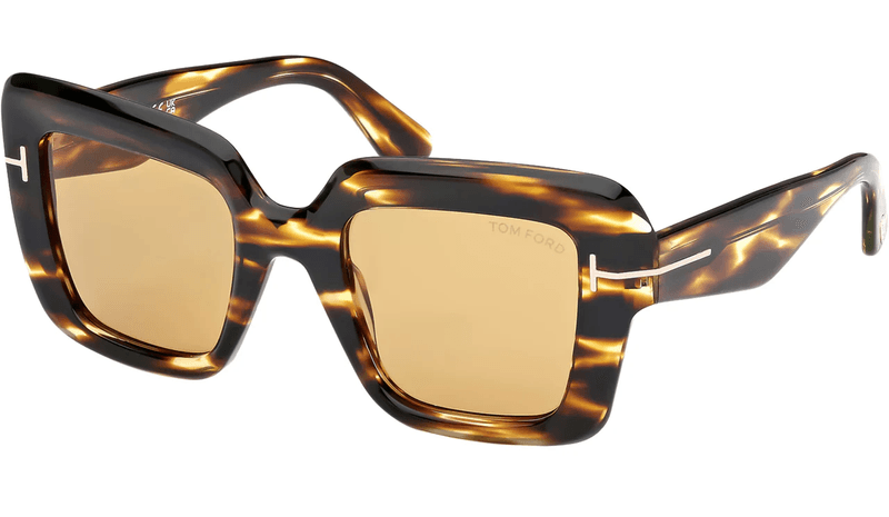 Tom Ford Esme FT1157 52E Striped Havana Brown-